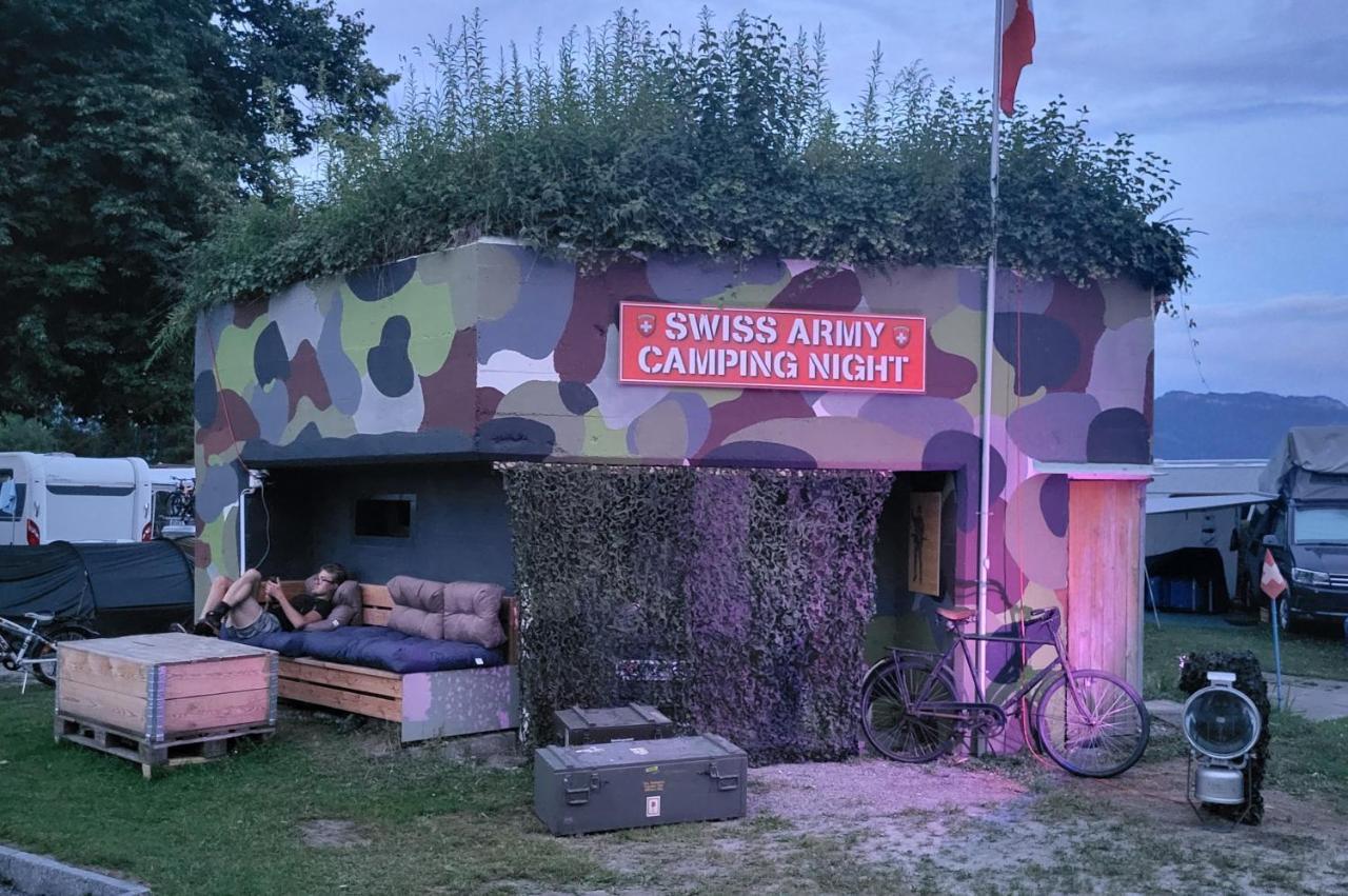 Swiss Army Camping Night / Militaerbunker St. Margrethen Extérieur photo